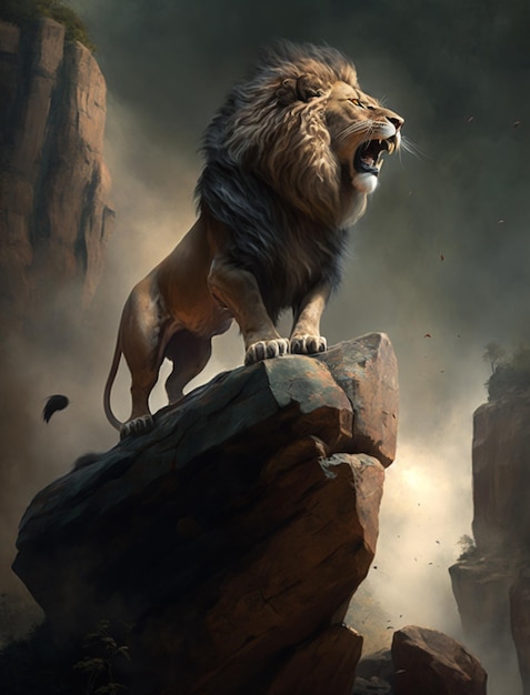 The lion king - digital art