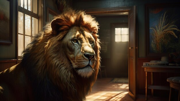 King Aslan, lion, narnia, HD phone wallpaper