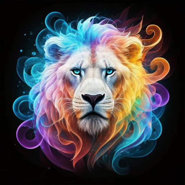 Lion Lion head Digital art