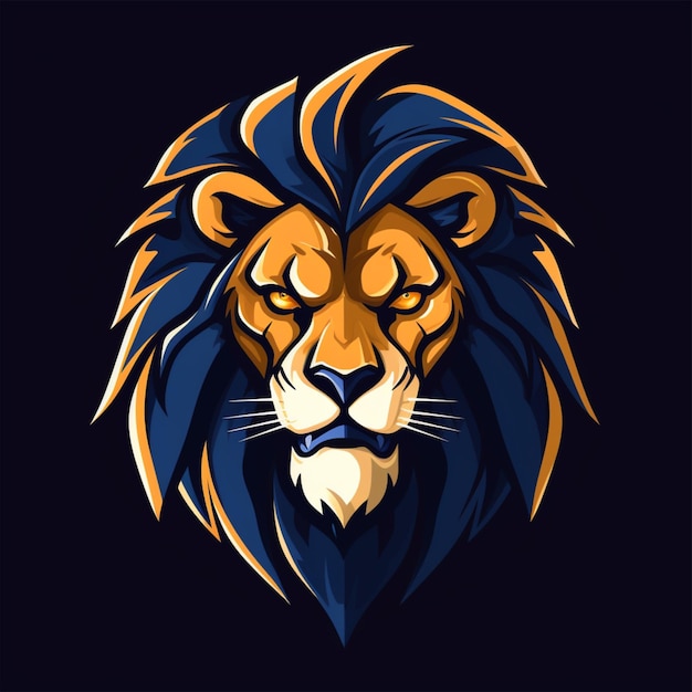 lion logo cartoon