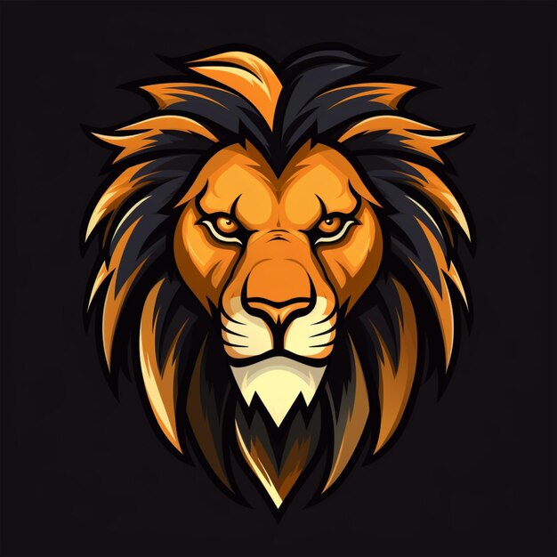 lion logo cartoon