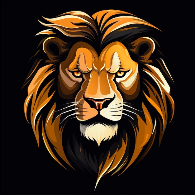 lion logo cartoon