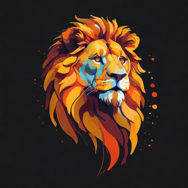 lion logo vector