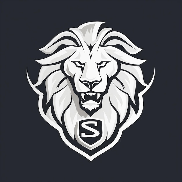 Photo a lion logo