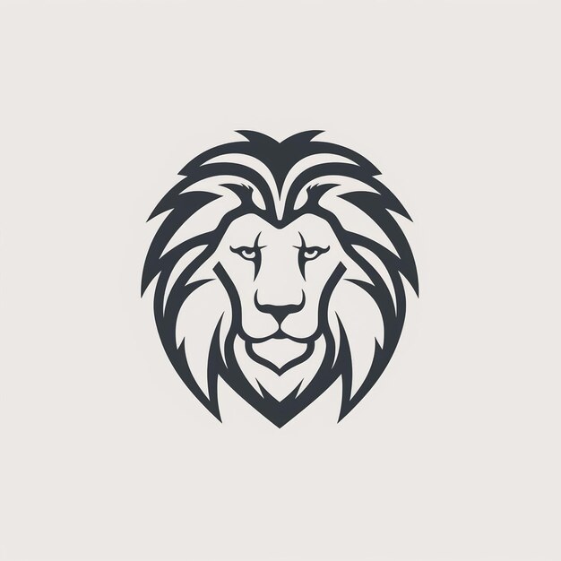 Lion Minimalist and Simple Silhouette Vector illustration