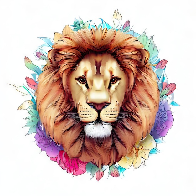 Lion's Flowered Domain Генеративный ИИ