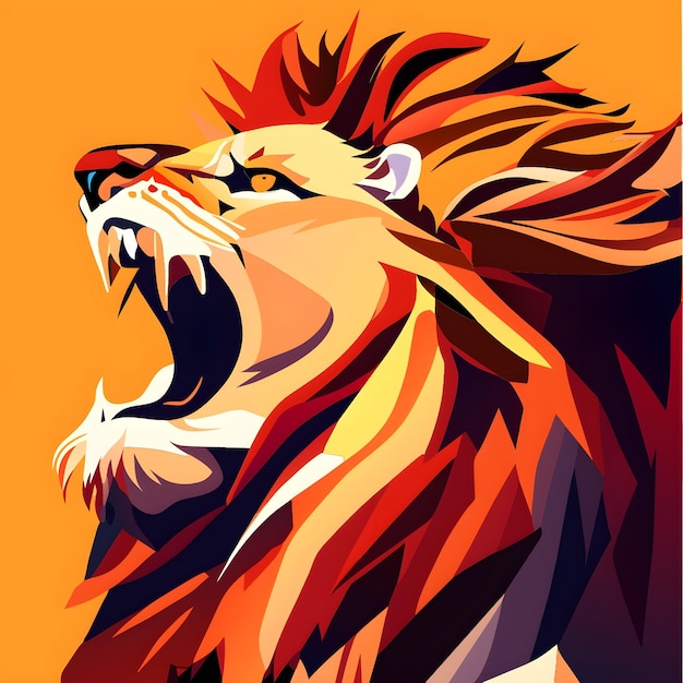 Lion vector