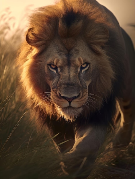 Lion visual album with many attractive photos in different art styles