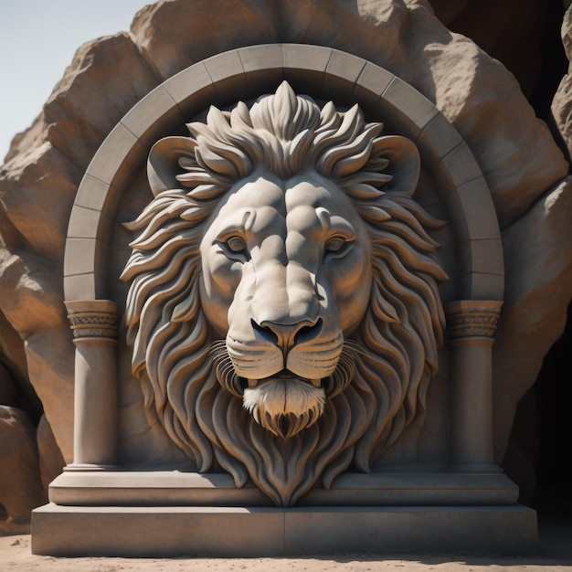 lion wall art