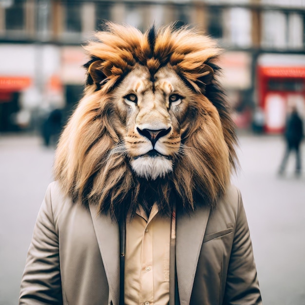 lion with beard and big eyes portrait of male lion lion with beard and big eyes portrait of m