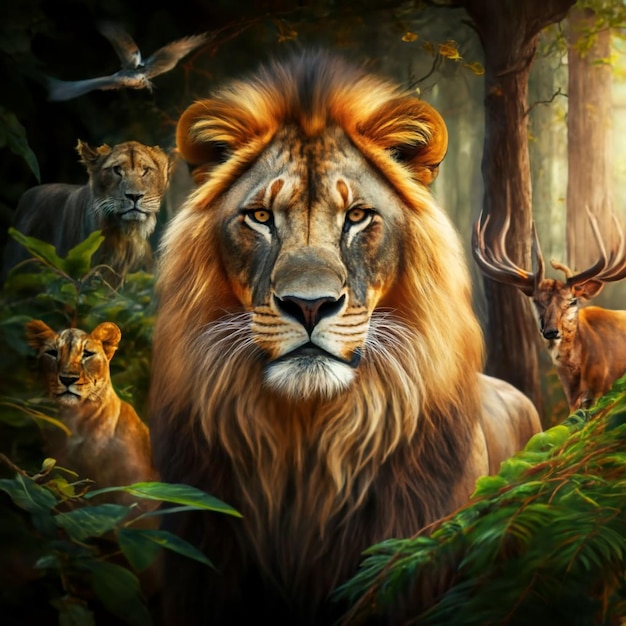 Lion World wildlife day image