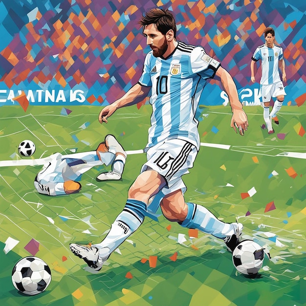 Lional Messi Picture Art Generate AI