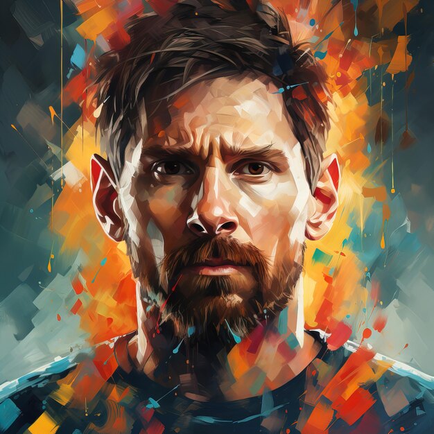 Premium AI Image | lionel messi