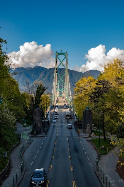 The lions gate bridge is a suspension bridge in vancouver british columbia