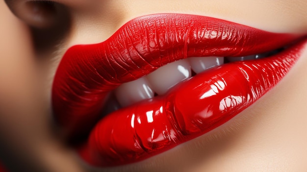 Premium AI Image | lip augmentation