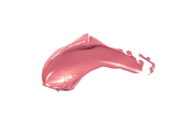 Photo a lip color is in a pink shade.