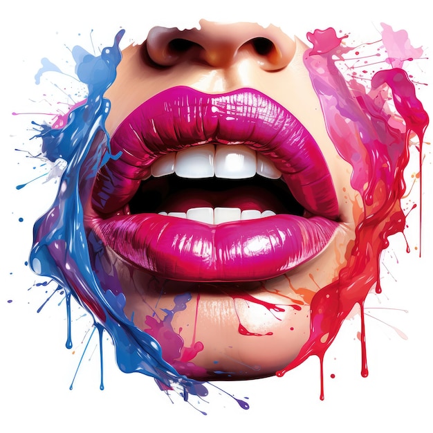 lips vector art