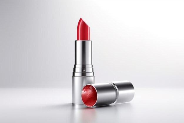 Lipstick Cosmetic Illustration Created with Generative AI