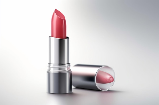 Lipstick Cosmetic Illustration Created with Generative AI