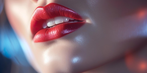 Lipstick Glamour CloseUp Beauty Shot