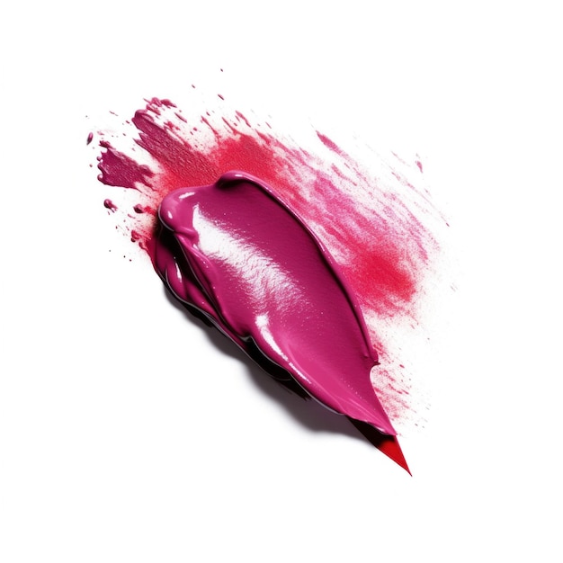 Lipstick smear isolated Illustration AI GenerativexA