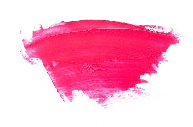 Photo lipstick stroke isolated