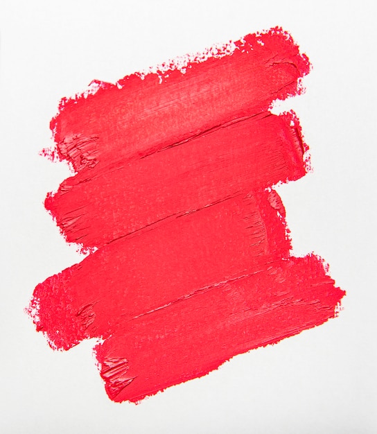 Lipstick swatch for make up