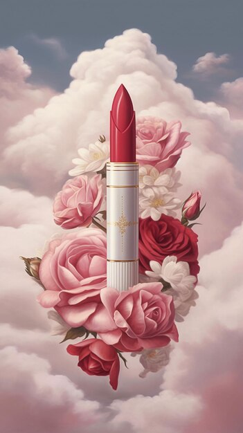 A lipstick with the word haute on it