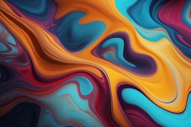 Photo liquid 3d abstract ai generated background
