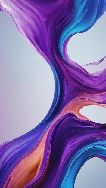 Liquid abstract background with blue and purple colors suitable for any theme