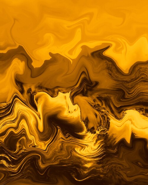 Liquid abstract background with gold texture