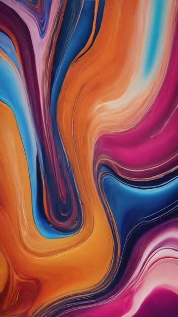 Liquid abstract background with liquified style