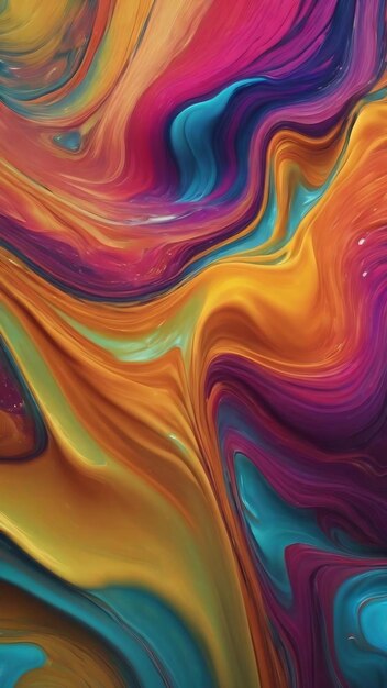 Liquid abstract background with liquified style