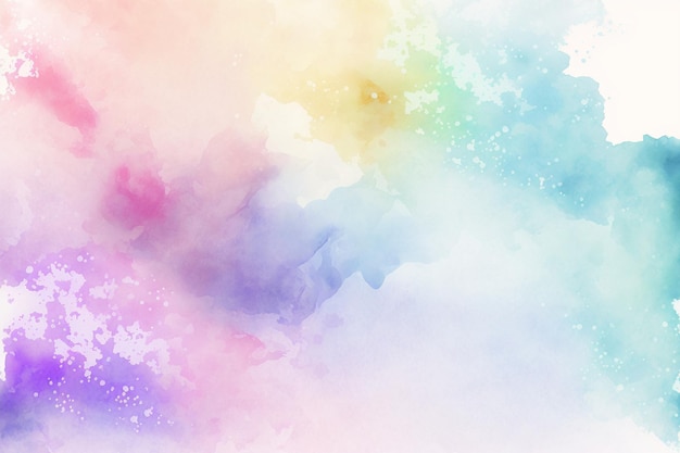 Liquid abstract colorful pastel watercolor painting background illustration