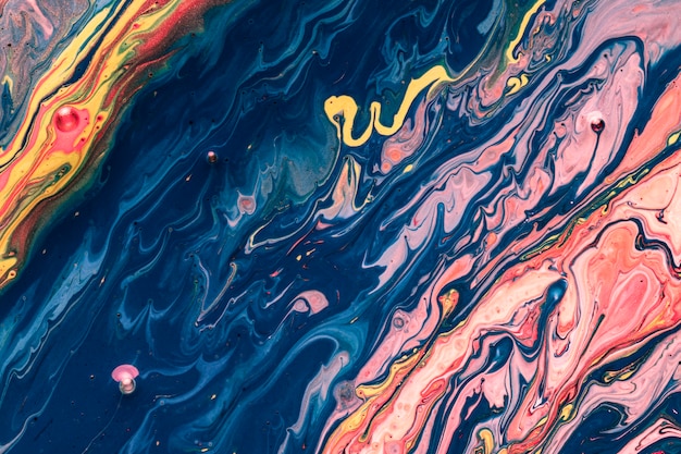 Liquid abstract paint texture