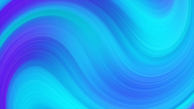 Photo liquid blue gradient color elements. dynamic abstract background. 3d rendering animation