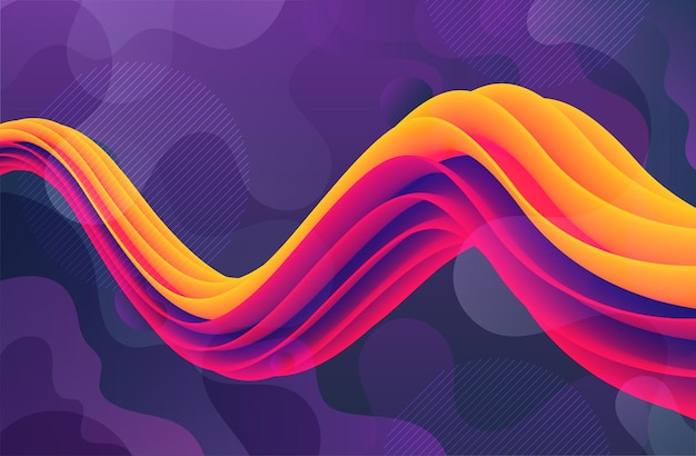 Liquid Color Abstract Background fluid template illustration