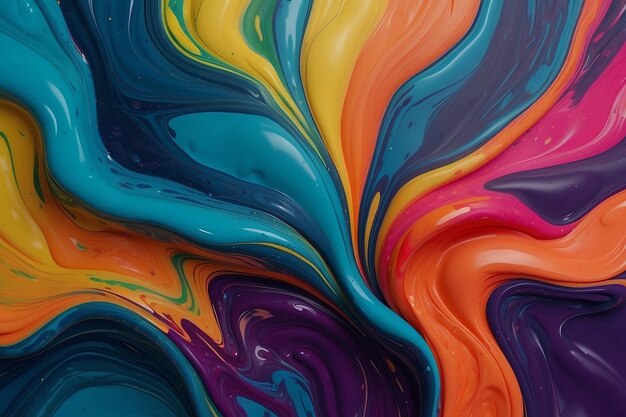 liquid colors painting in motion background