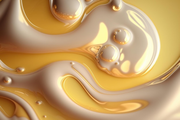 Liquid cream or gel Ai Texture background