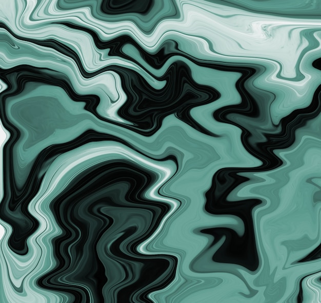Жидкие динамические градиентные волны Цифровой размытый фон с разными цветовыми оттенками в динамике