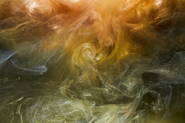 Жидкое жидкое искусство абстрактный фон Смесь танцующих акриловых красок под водой