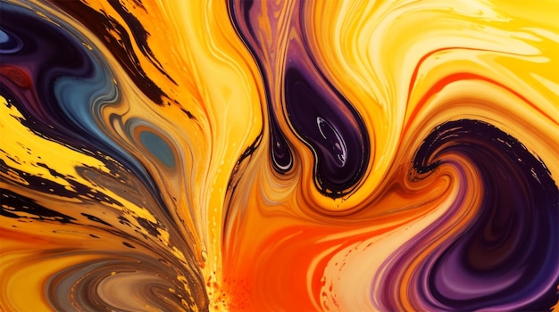 Liquid fluid art abstract marble background