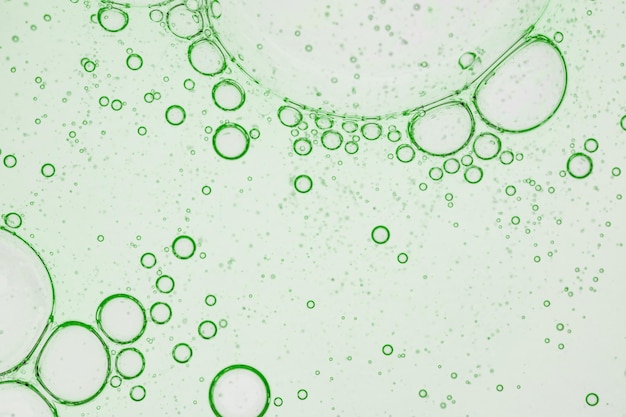Фото Жидкая пена гель серый прозрачный косметический образец текстуры с пузырьками