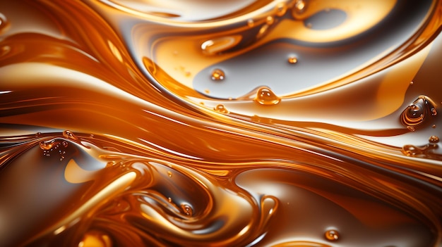 liquid gold abstract background