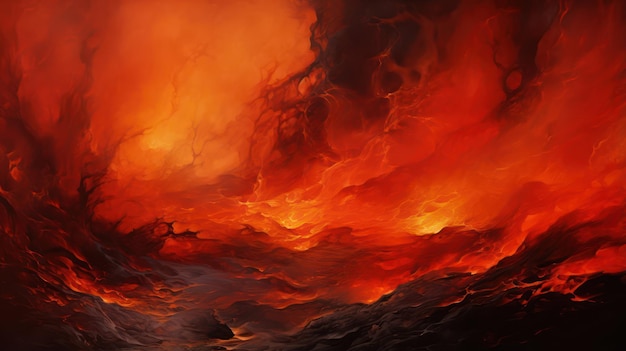 Photo liquid gold and molten lava flow background texture