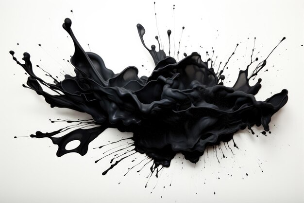 Photo liquid ink splash abstract background or wallpaper resource