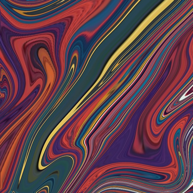Фото Жидкая мраморная краска текстура фон абстрактная текстура жидкая живопись красочные обои