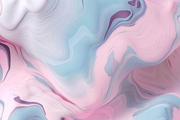 Жидкая мраморная краска текстуры фона Жидкая живопись абстрактная текстура Интенсивное смешение цветов обои Generative AI