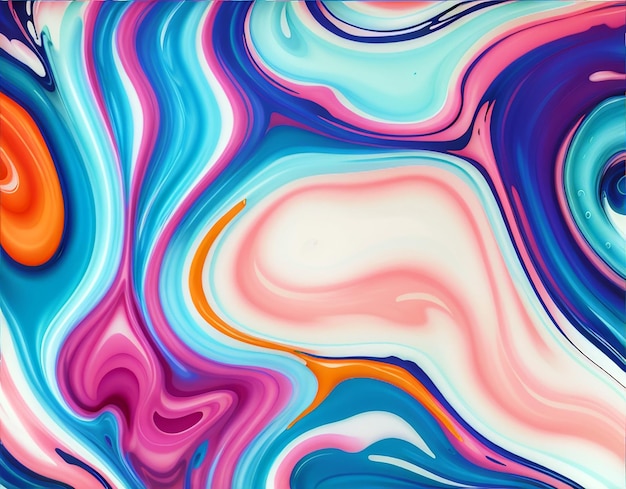 Жидкая мраморная краска текстура фон жидкая живопись абстрактная текстура интенсивная цветовая смесь
