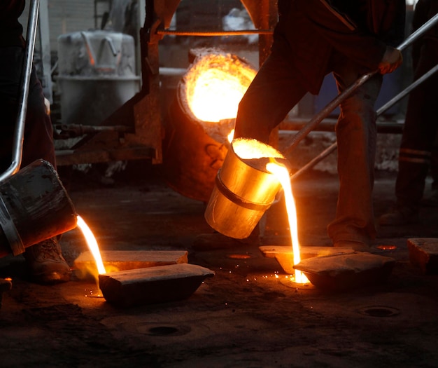 Liquid Molten Steel Industry Casting melting molding and foundry